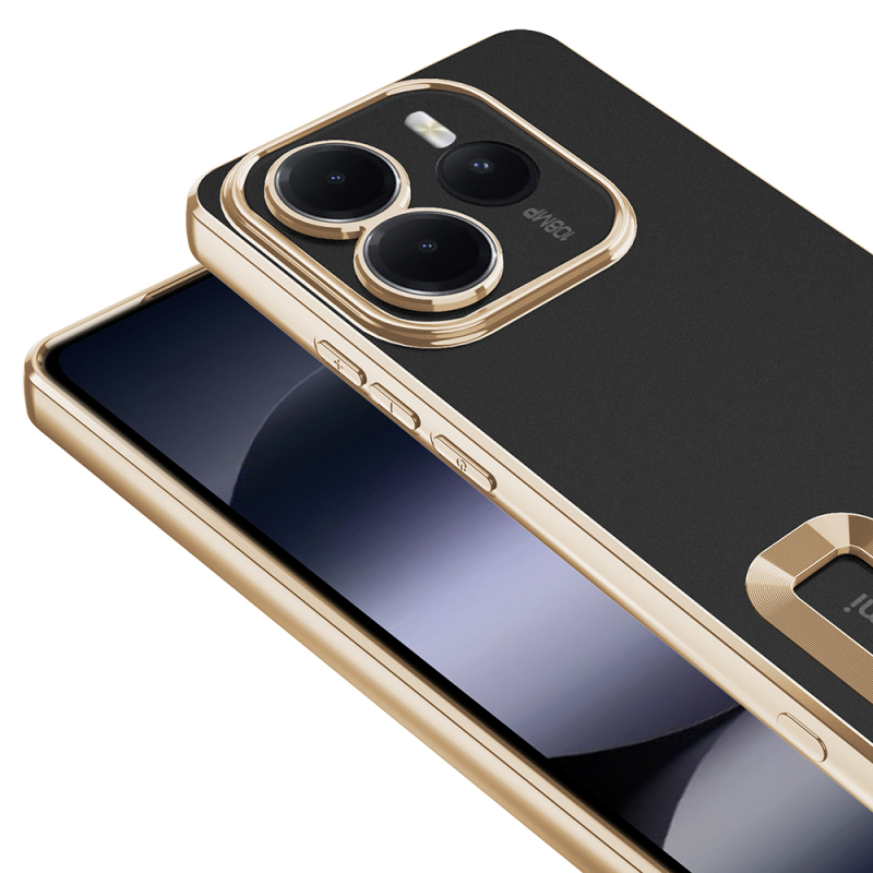Xiaomi Redmi Note 14 5G Kılıf Kamera Korumalı Logo Gösteren Zore Omega Kapak - 15