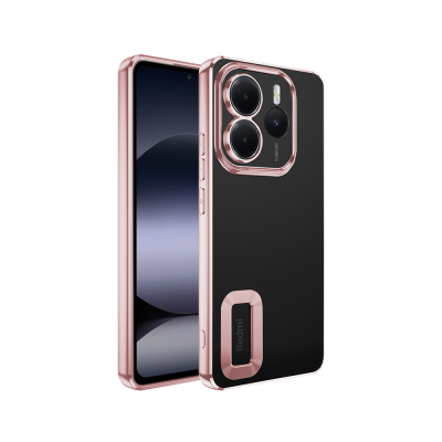 Xiaomi Redmi Note 14 5G Kılıf Kamera Korumalı Logo Gösteren Zore Omega Kapak - 2