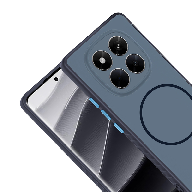 Xiaomi Redmi Note 14 Pro 4G Case with M-safe Charging Feature Zore Tea Cover - 9