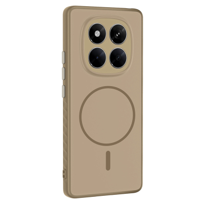 Xiaomi Redmi Note 14 Pro 4G Case with M-safe Charging Feature Zore Tea Cover - 6