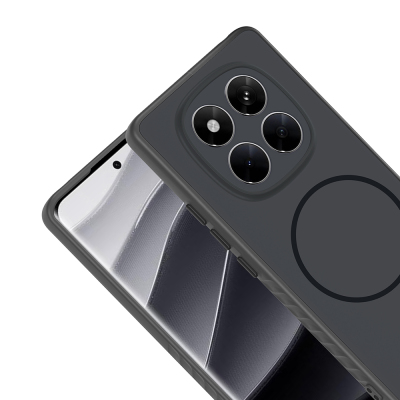 Xiaomi Redmi Note 14 Pro 4G Case with M-safe Charging Feature Zore Tea Cover - 12