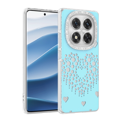 Xiaomi Redmi Note 14 Pro 4G Kılıf Damla Taşlı Zore Rivas Sert PC Kapak - 1