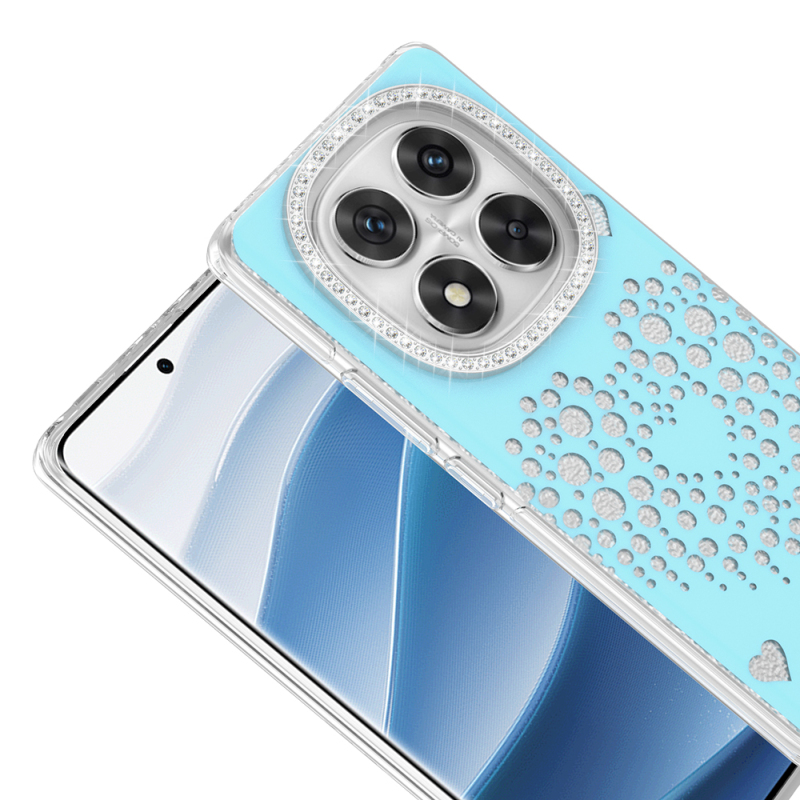 Xiaomi Redmi Note 14 Pro 4G Kılıf Damla Taşlı Zore Rivas Sert PC Kapak - 4