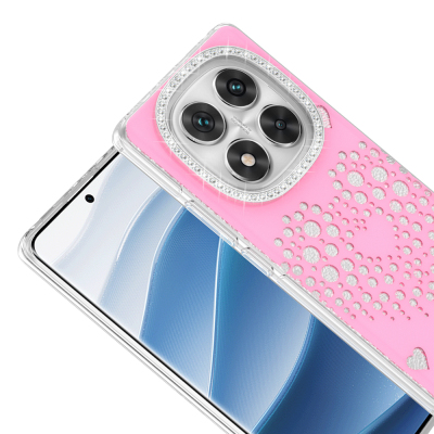 Xiaomi Redmi Note 14 Pro 4G Kılıf Damla Taşlı Zore Rivas Sert PC Kapak - 8