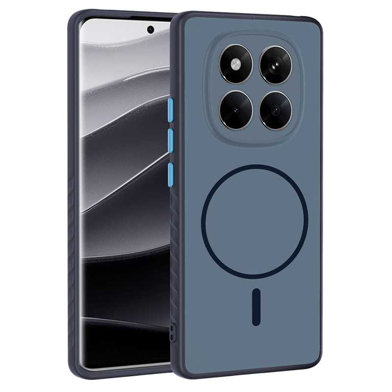 Xiaomi Redmi Note 14 Pro 4G Kılıf M-safe Şarj Özellikli Zore Tea Kapak - 1