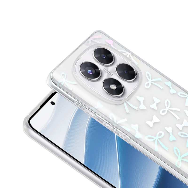 Xiaomi Redmi Note 14 Pro 4G Kılıf Şeffaf Figürlü Zore Folk Sert Kapak - 14