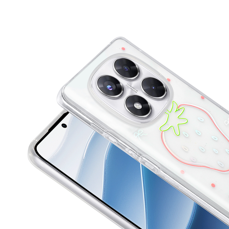 Xiaomi Redmi Note 14 Pro 4G Kılıf Şeffaf Figürlü Zore Folk Sert Kapak - 16