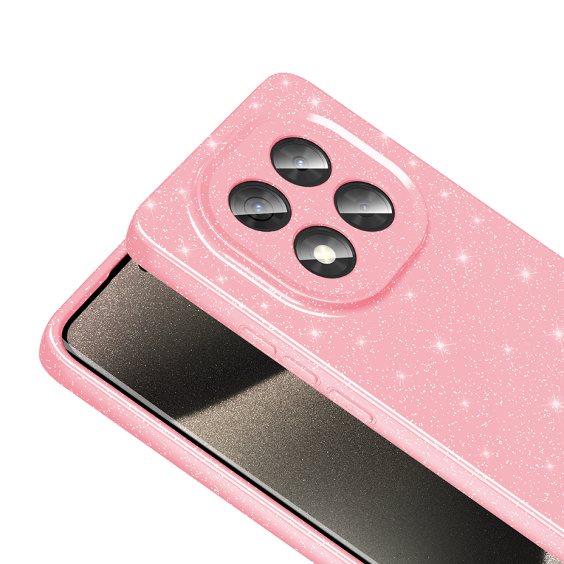 Xiaomi Redmi Note 14 Pro 5G Case Camera Protection Glitter Luxury Zore Koton Cover - 7