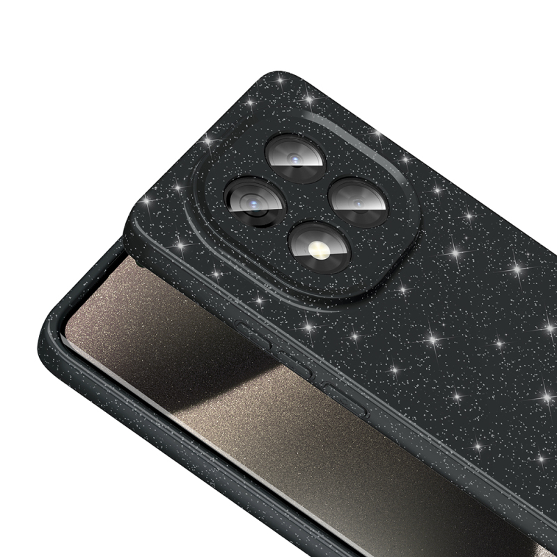 Xiaomi Redmi Note 14 Pro 5G Case Camera Protection Glitter Luxury Zore Koton Cover - 13