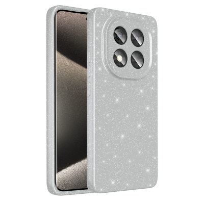 Xiaomi Redmi Note 14 Pro 5G Case Camera Protection Glitter Luxury Zore Koton Cover - 4