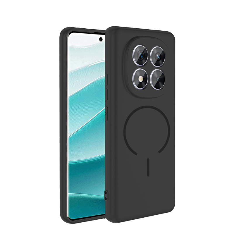 Xiaomi Redmi Note 14 Pro 5G Case Zore Meta Cover with M-safe Charging Feature - 2