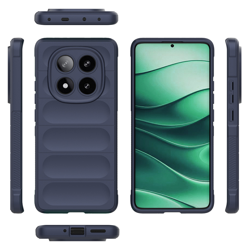 Xiaomi Redmi Note 14 Pro 5G Kılıf Esnek TPU Oyuklu Arka Yüzey Tasarımlı Zore Etnik Silikon Kapak - 5
