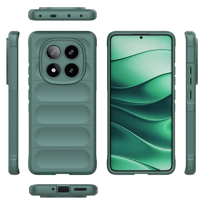 Xiaomi Redmi Note 14 Pro 5G Kılıf Esnek TPU Oyuklu Arka Yüzey Tasarımlı Zore Etnik Silikon Kapak - 6