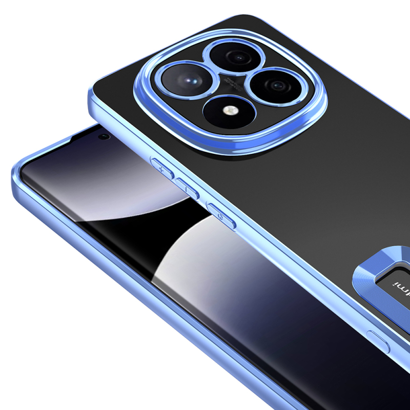 Xiaomi Redmi Note 14 Pro 5G Kılıf Kamera Korumalı Logo Gösteren Zore Omega Kapak - 9