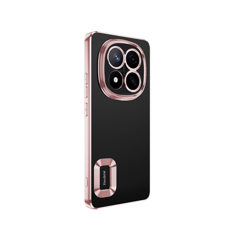 Xiaomi Redmi Note 14 Pro 5G Kılıf Kamera Korumalı Logo Gösteren Zore Omega Kapak - 14