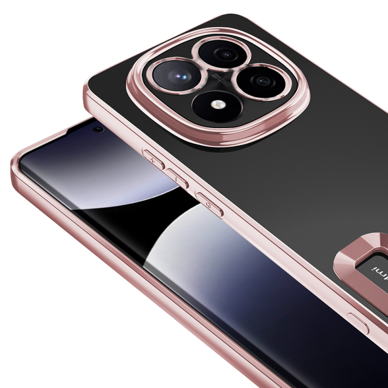 Xiaomi Redmi Note 14 Pro 5G Kılıf Kamera Korumalı Logo Gösteren Zore Omega Kapak - 15