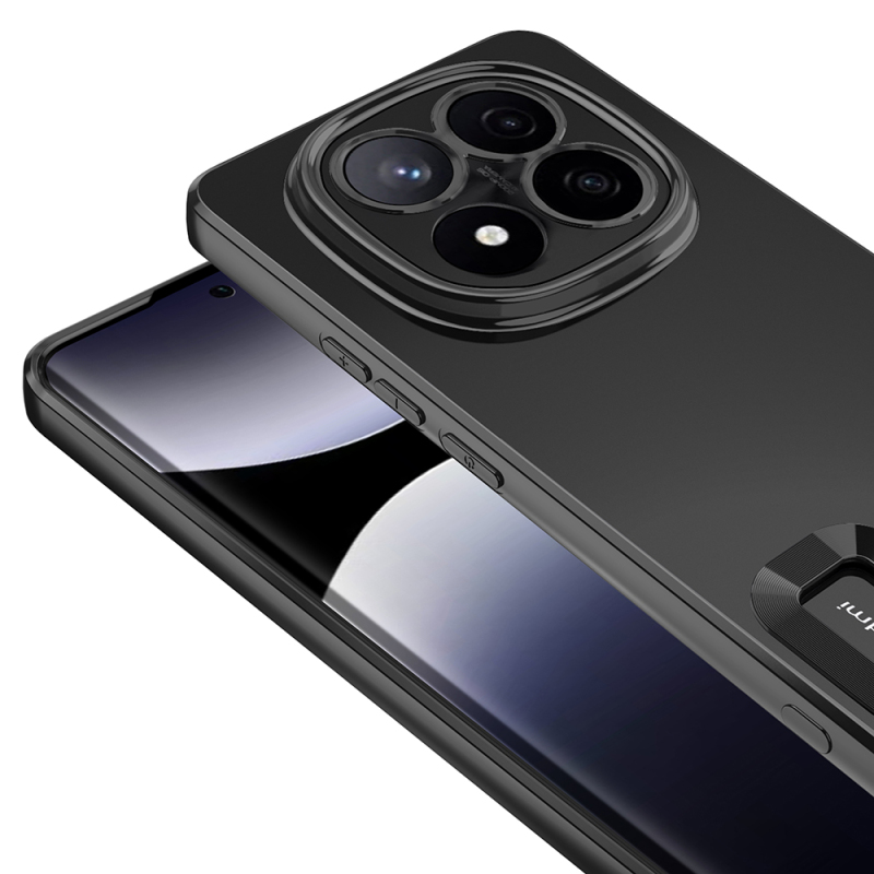 Xiaomi Redmi Note 14 Pro 5G Kılıf Kamera Korumalı Logo Gösteren Zore Omega Kapak - 19