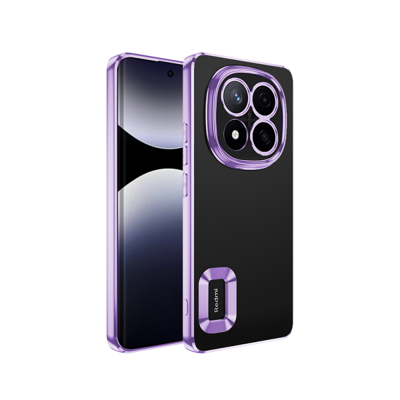 Xiaomi Redmi Note 14 Pro 5G Kılıf Kamera Korumalı Logo Gösteren Zore Omega Kapak - 5