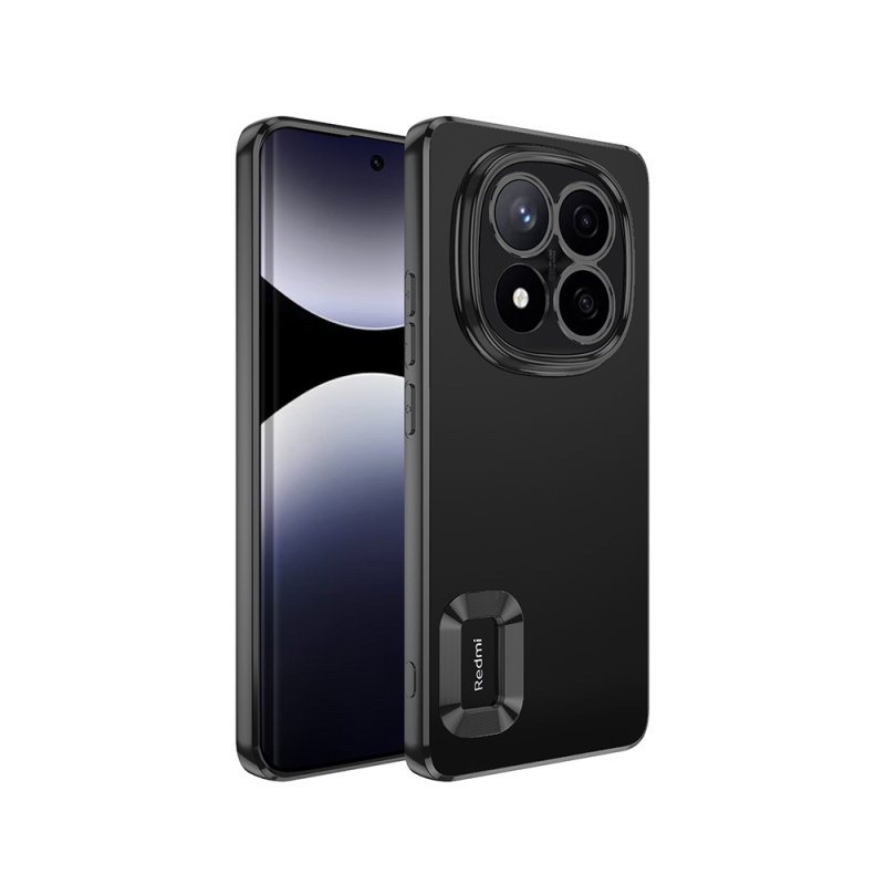 Xiaomi Redmi Note 14 Pro 5G Kılıf Kamera Korumalı Logo Gösteren Zore Omega Kapak - 7