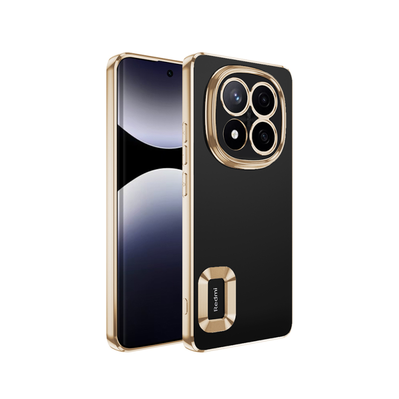 Xiaomi Redmi Note 14 Pro 5G Kılıf Kamera Korumalı Logo Gösteren Zore Omega Kapak - 1