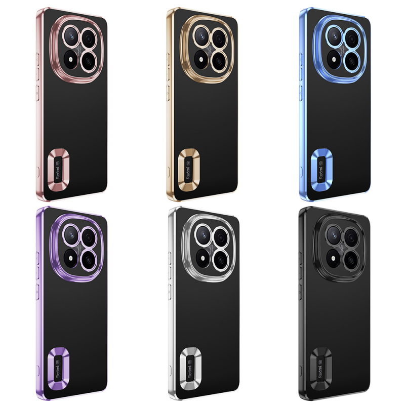 Xiaomi Redmi Note 14 Pro Plus Case Camera Protection Logo Showing Zore Omega Cover - 20
