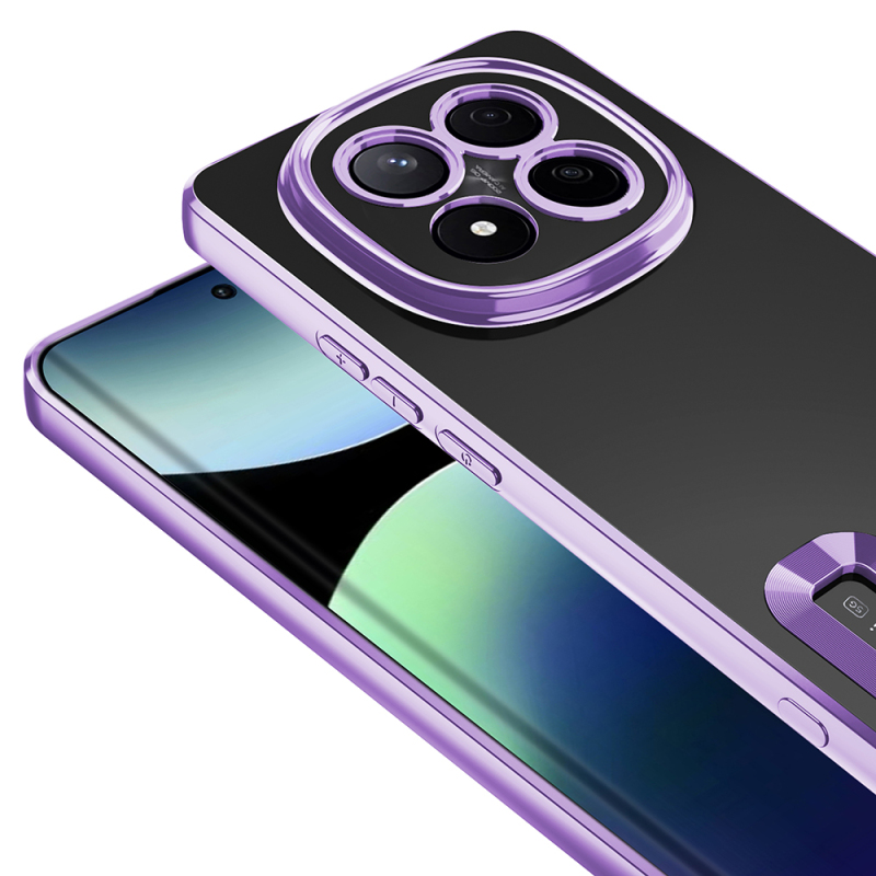 Xiaomi Redmi Note 14 Pro Plus Kılıf Kamera Korumalı Logo Gösteren Zore Omega Kapak - 13