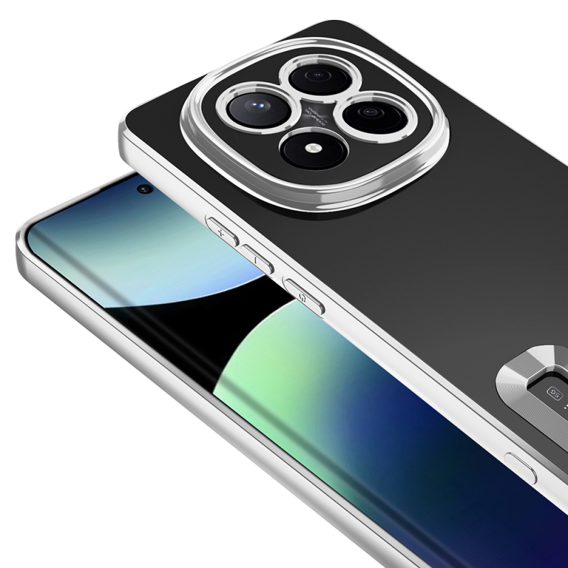 Xiaomi Redmi Note 14 Pro Plus Kılıf Kamera Korumalı Logo Gösteren Zore Omega Kapak - 9