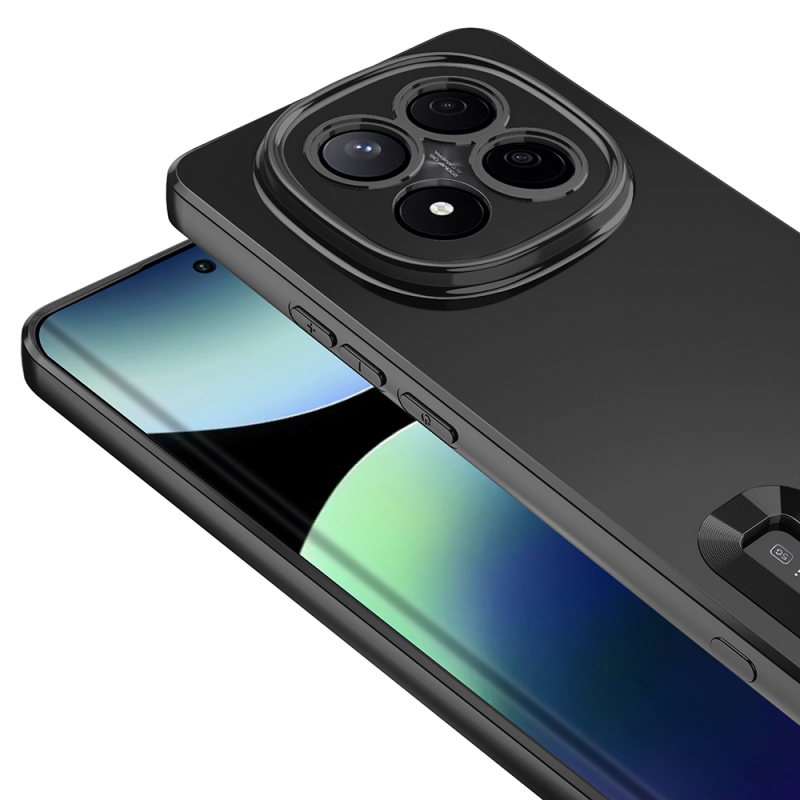 Xiaomi Redmi Note 14 Pro Plus Kılıf Kamera Korumalı Logo Gösteren Zore Omega Kapak - 19
