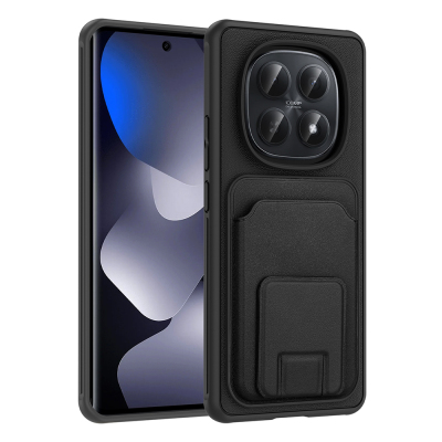 Xiaomi Redmi Note 15 4G Case with Card Holder TPU Zore Bikart Cover - 1