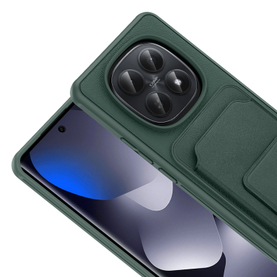 Xiaomi Redmi Note 15 4G Case with Card Holder TPU Zore Bikart Cover - 12