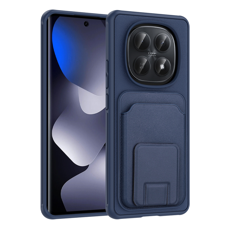 Xiaomi Redmi Note 15 4G Case with Card Holder TPU Zore Bikart Cover - 5