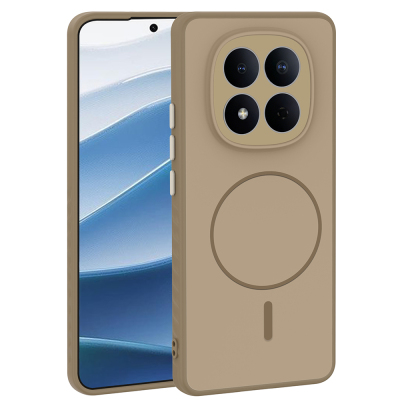 Xiaomi Redmi Note 15 4G Case with M-safe Charging Feature Zore Tea Cover - 4