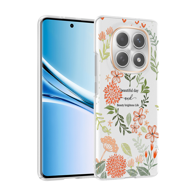 Xiaomi Redmi Note 15 4G Kılıf Kamera Korumalı Desenli Zore Klip Kapak - 1