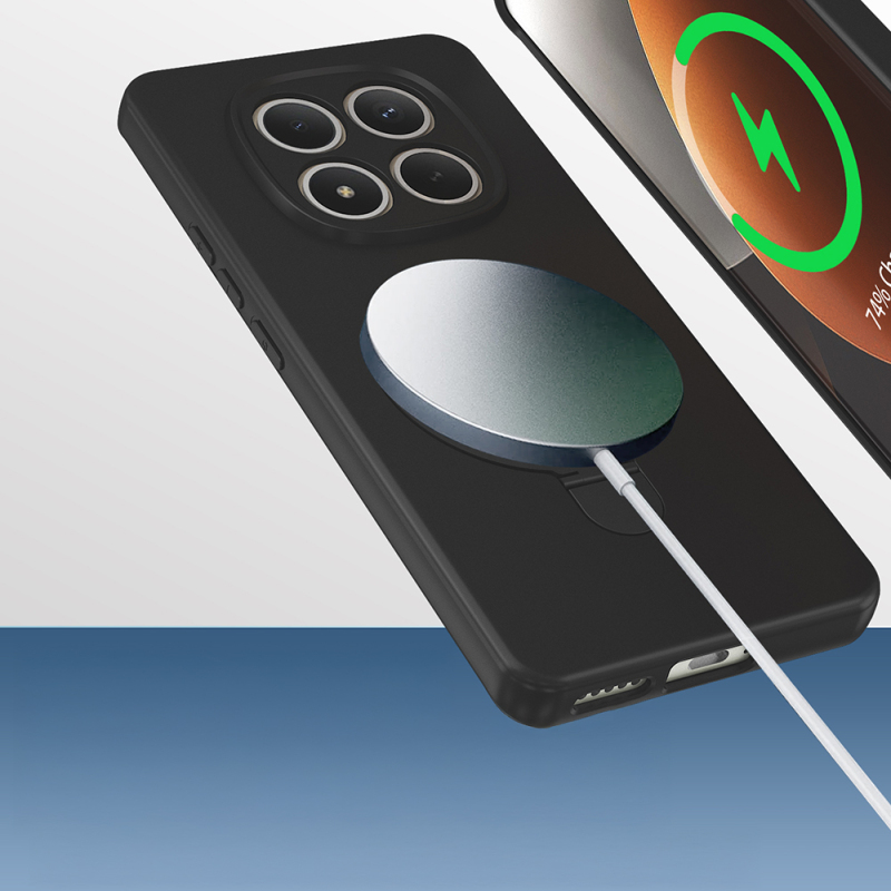 Xiaomi Redmi Note 15 4G Kılıf M-safe Şarj Özellikli Standlı Zore Samara Kapak - 6