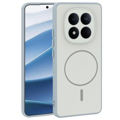 Xiaomi Redmi Note 15 4G Kılıf M-safe Şarj Özellikli Zore Tea Kapak - 1