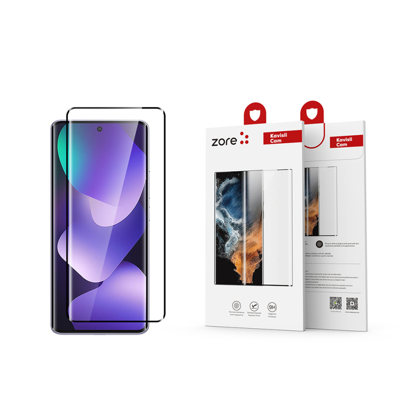 Xiaomi Redmi Note 15 4G Zore Full Adhesive Tempered Glass Screen Protector - 1