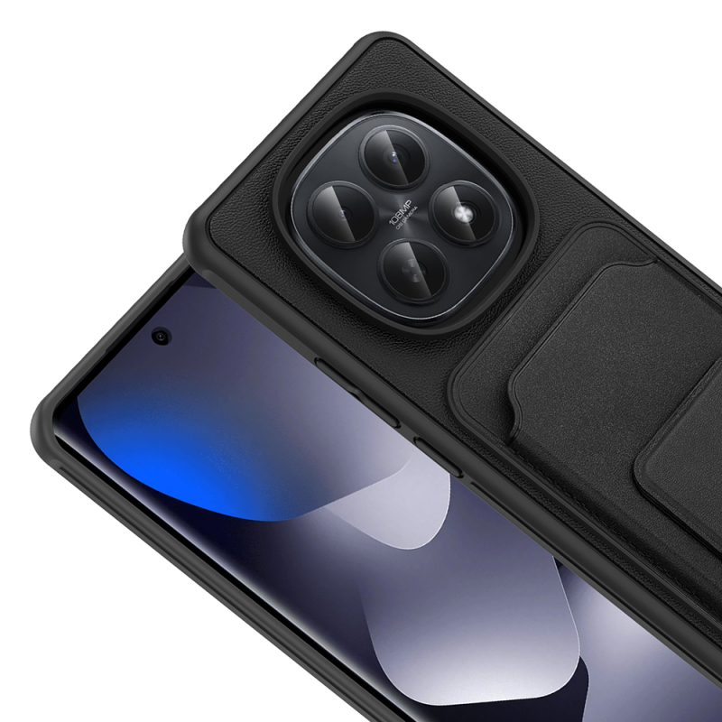 Xiaomi Redmi Note 15 5G Case with Card Holder TPU Zore Bikart Cover - 3