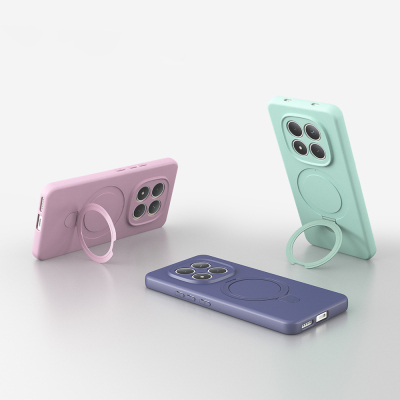 Xiaomi Redmi Note 15 5G Kılıf M-safe Şarj Özellikli Standlı Zore Samara Kapak - 5