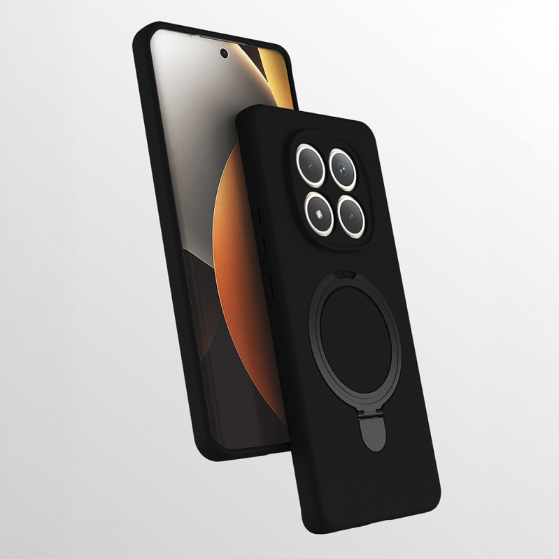 Xiaomi Redmi Note 15 5G Kılıf M-safe Şarj Özellikli Standlı Zore Samara Kapak - 1