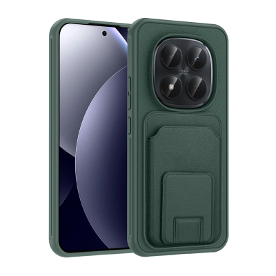 Xiaomi Redmi Note 15 Pro 4G Case with Card Holder TPU Zore Bikart Cover - 8