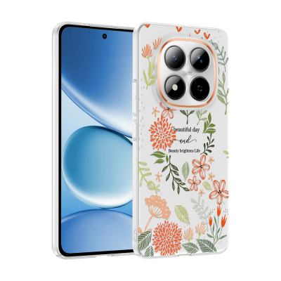 Xiaomi Redmi Note 15 Pro 4G Kılıf Kamera Korumalı Desenli Zore Klip Kapak - 4