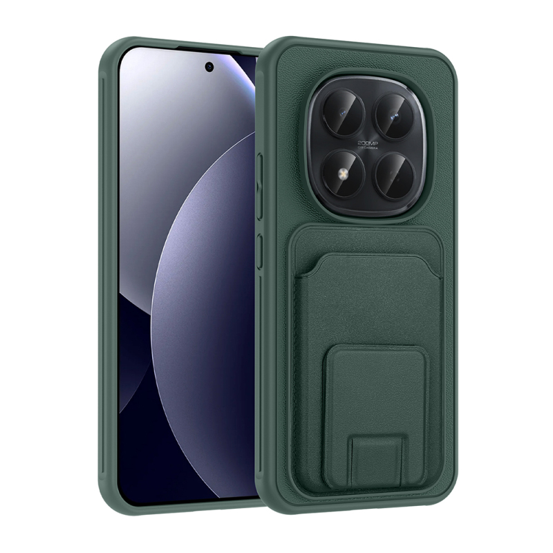 Xiaomi Redmi Note 15 Pro Case with Card Holder TPU Zore Bikart Cover - 8