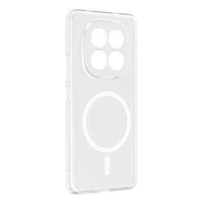 Xiaomi Redmi Note 15 Pro Kamera Korumalı M-Safe Şarj Özellikli Şeffaf Zore London Sert PC Kapak - 3