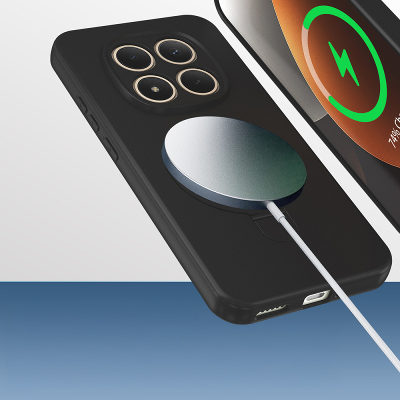 Xiaomi Redmi Note 15 Pro Kılıf M-safe Şarj Özellikli Standlı Zore Samara Kapak - 7