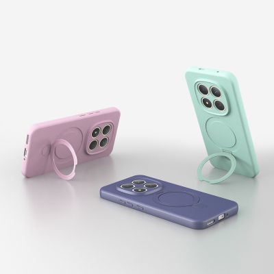 Xiaomi Redmi Note 15 Pro Kılıf M-safe Şarj Özellikli Standlı Zore Samara Kapak - 9