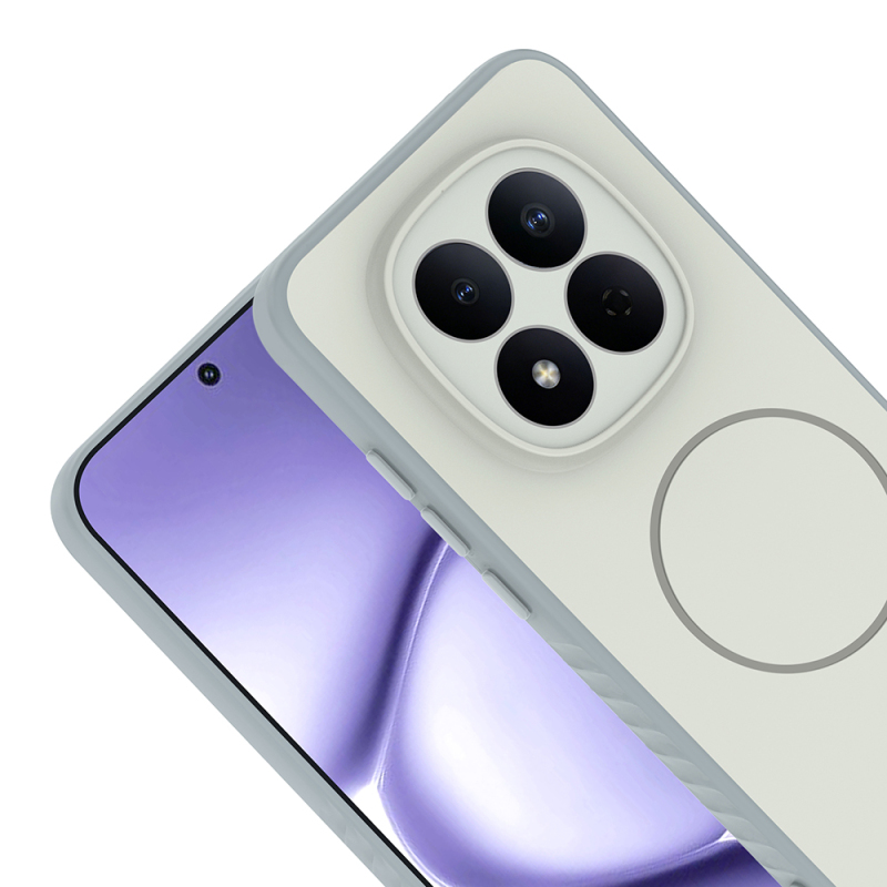 Xiaomi Redmi Note 15 Pro Kılıf M-safe Şarj Özellikli Zore Tea Kapak - 11