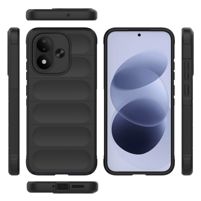 Xiaomi Redmi Note 17 Case Flexible TPU Hollow Back Design Zore Etnik Silicone Cover - 11