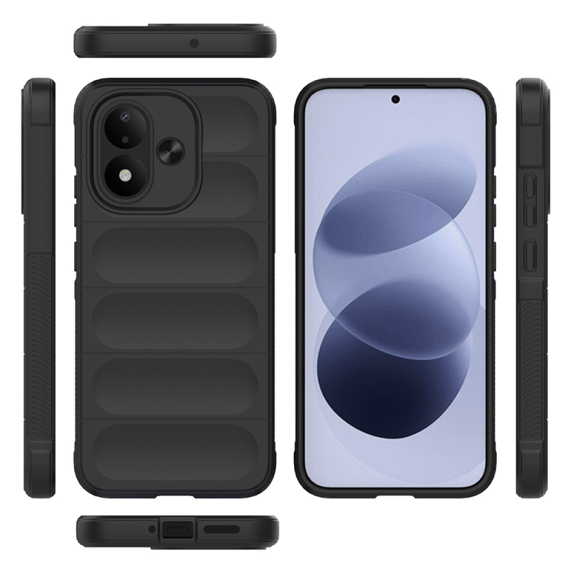 Xiaomi Redmi Note 17 Kılıf Esnek TPU Oyuklu Arka Yüzey Tasarımlı Zore Etnik Silikon Kapak - 11
