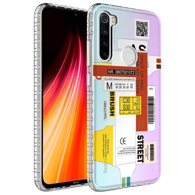 Xiaomi Redmi Note 8 Case Airbag Edge Colorful Patterned Silicone Zore Elegans Cover - 1