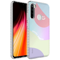 Xiaomi Redmi Note 8 Case Airbag Edge Colorful Patterned Silicone Zore Elegans Cover - 10